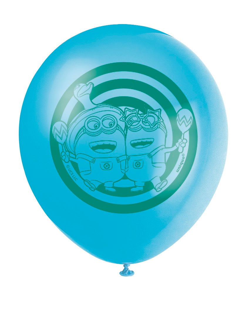 Despicable Me 4 Assorted 12in Latex Balloons 8ct