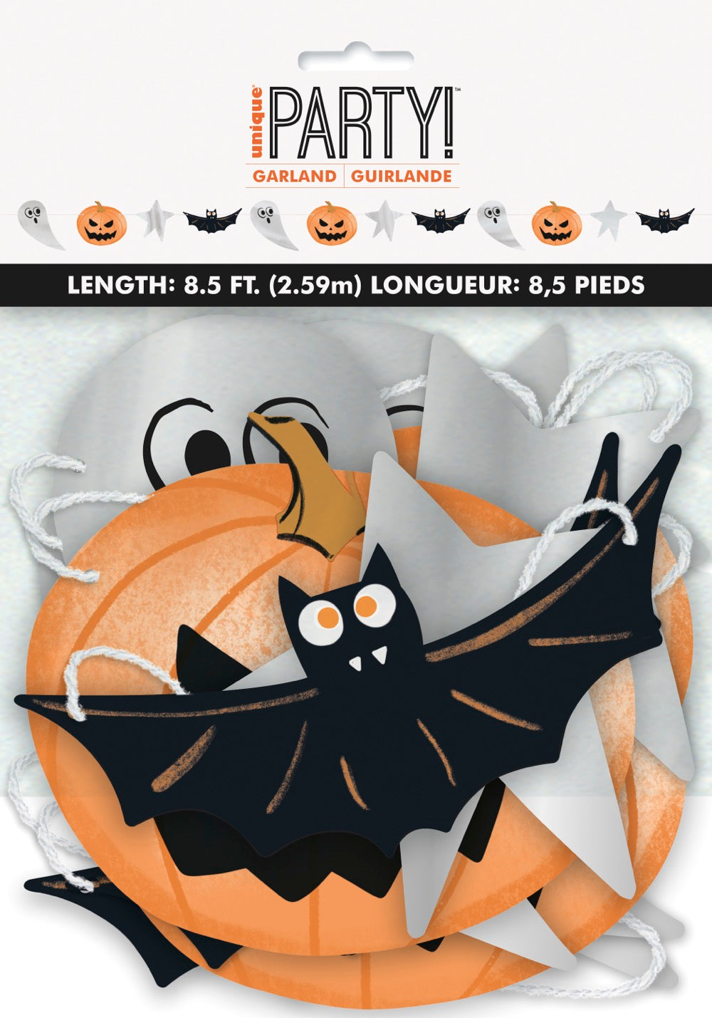 Bats & Boos Halloween Diecut Foil Board Garland