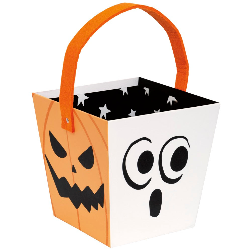 Bats & Boos Halloween Paper Board Bucket