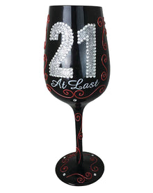 Wine Glass - Black 21