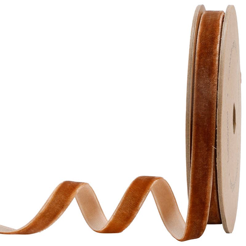 17 Colors | 3/8" Velvet Ribbon | 10 Yard Roll