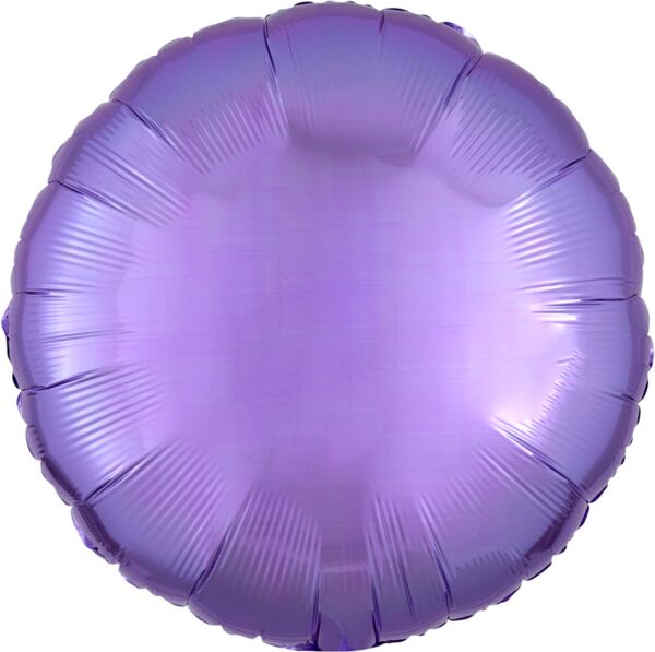 Pearl Lavender Round 18in Solid Mylar