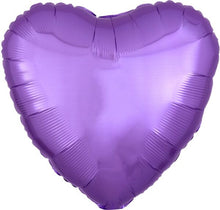 Pearl Lavender Heart 18in Solid Mylar