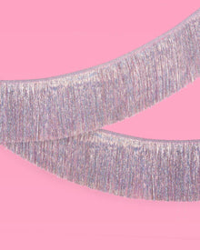 Party Iridescent Fringe Foil Banner