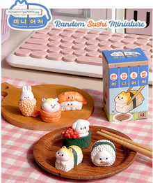 Random Sushi Animal Miniature Figure – Blind Box Toy