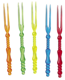 Plastic Fork Picks 5in 24ct