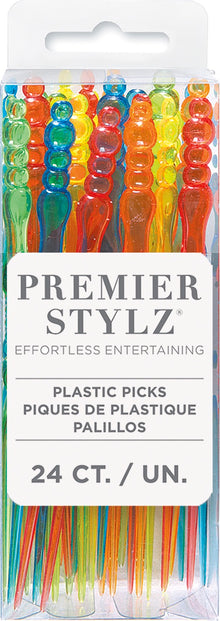 Plastic Fork Picks 5in 24ct