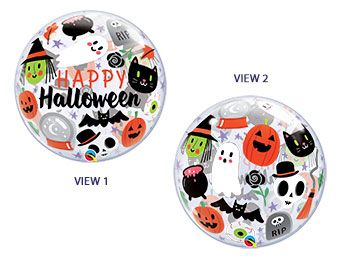 S30 Everything Halloween Bubble 22in Balloon