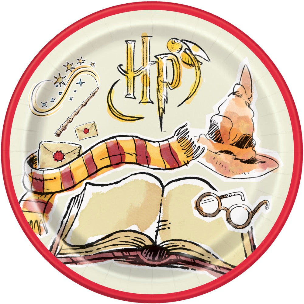 Harry Potter 9in Dinner Plates 8ct