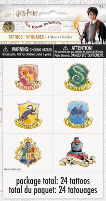 Harry Potter Tattoo Sheets 24ct (4 Sheets)