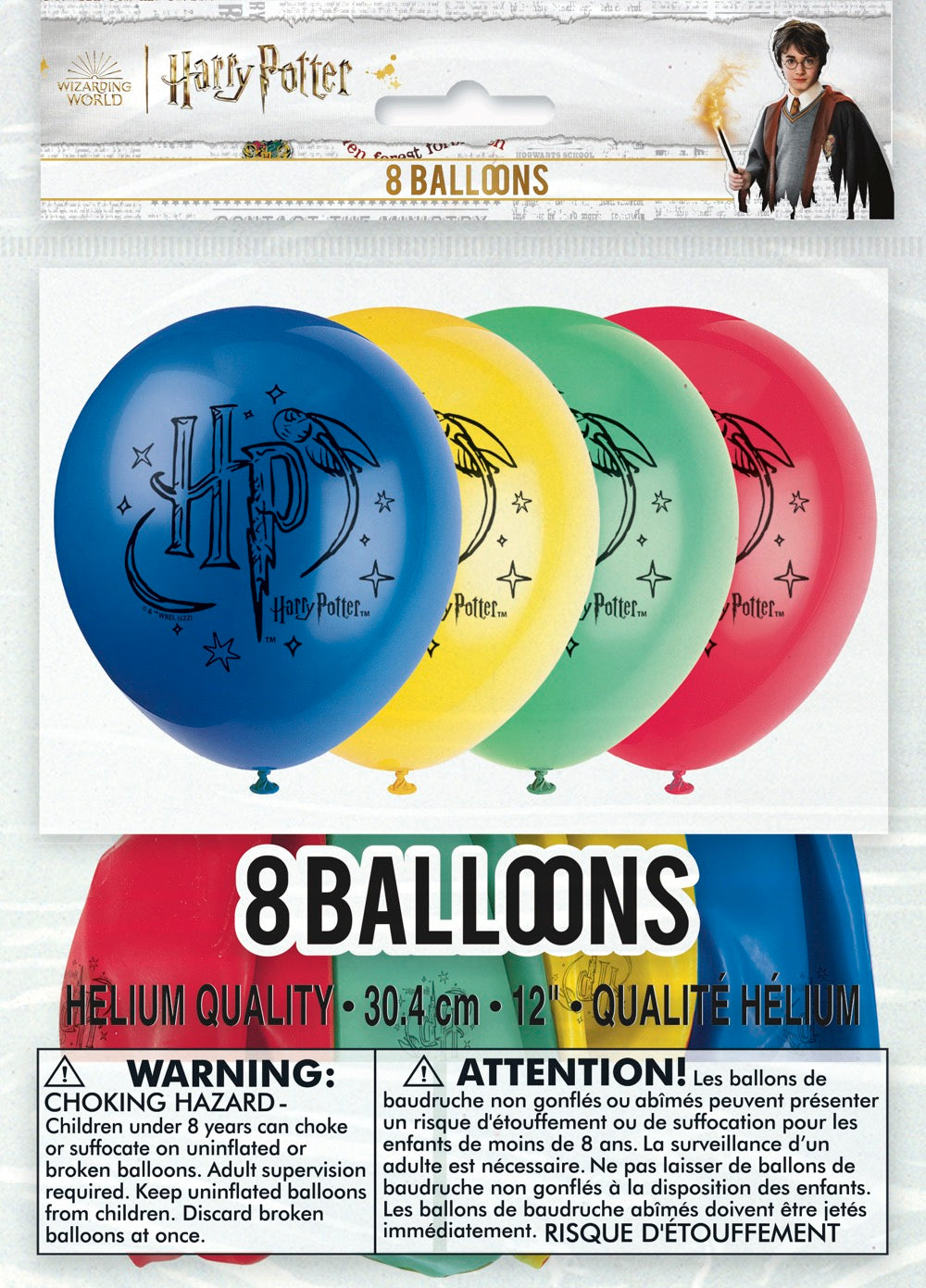 Harry Potter 12in Latex Balloons 8ct