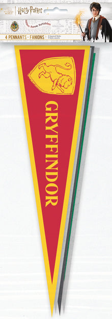 Harry Potter Fabric Pennants 4ct