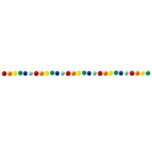 Rainbow Felt Pom Pom Garland 7ft
