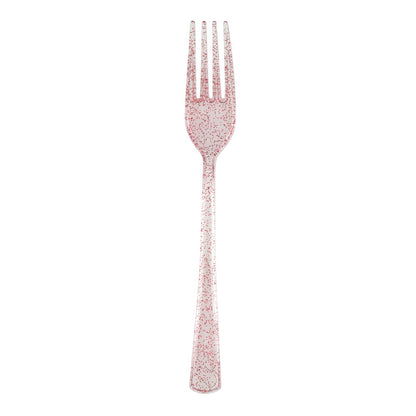 Glitter Assorted Plastic Cutlery 18ct