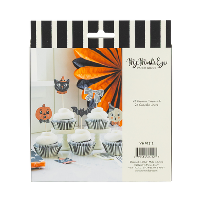 Vintage Halloween Characters Cupcake Kit
