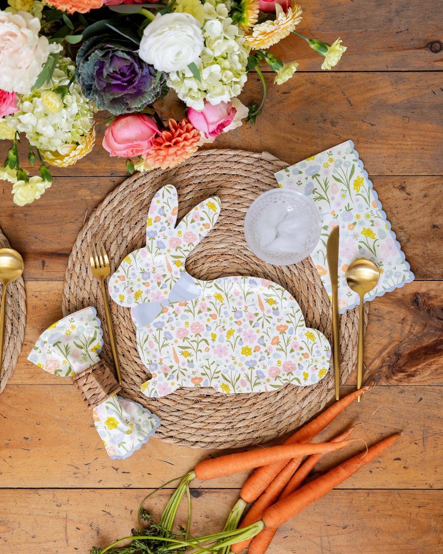 Blossom Floral Dinner Napkins 24ct