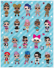 LOL Surprise Sticker Sheets 4ct