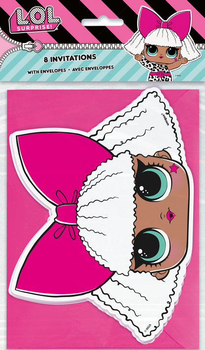 LOL Surprise Invitations 8ct
