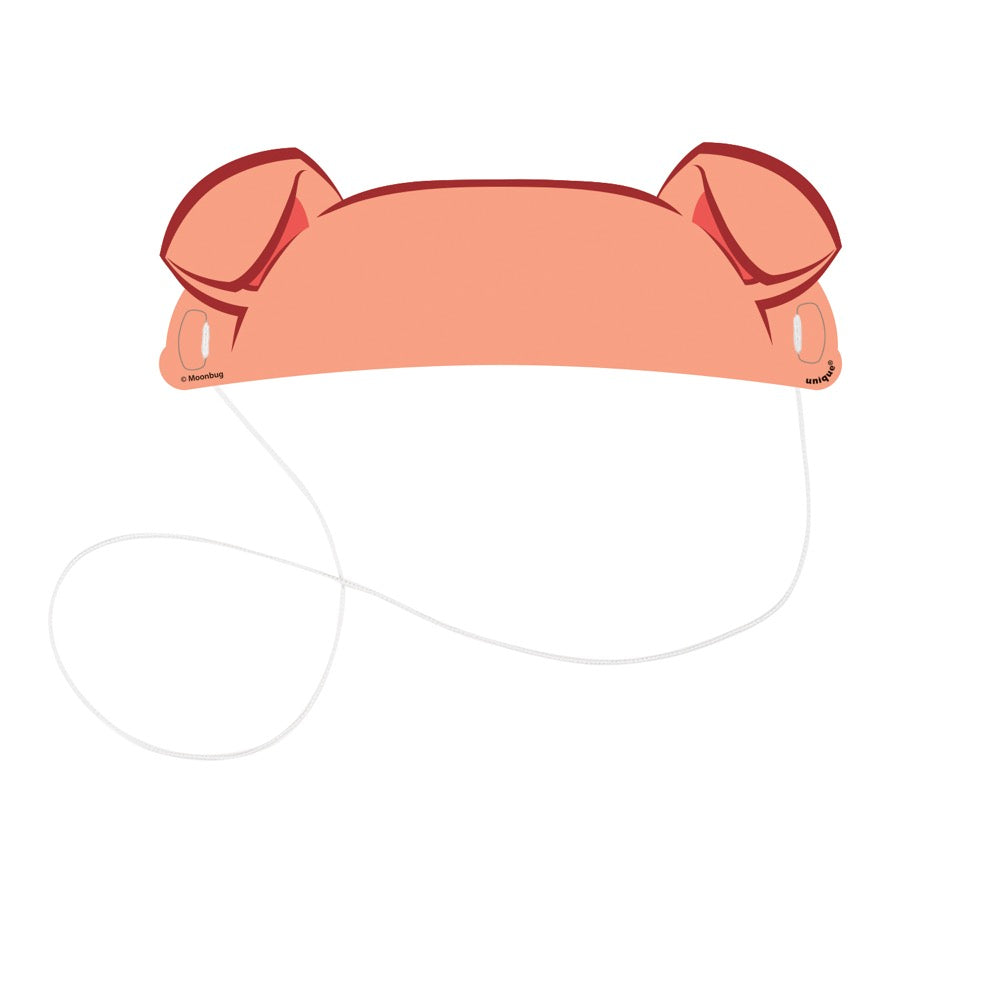 Cocomelon Assorted Paper Elastic Headbands 4ct