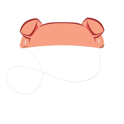 Cocomelon Assorted Paper Elastic Headbands 4ct