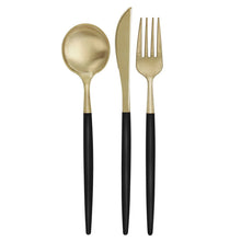 Two Tone Assorted Plastic Cutlery 12ct