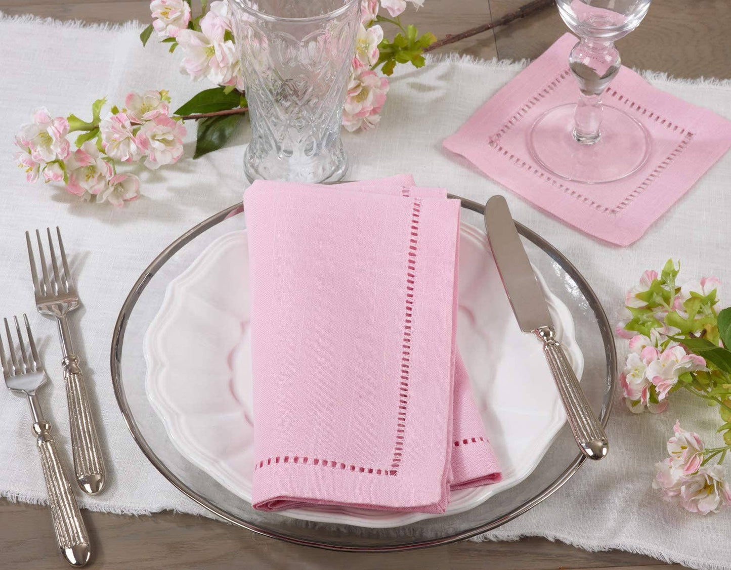Hemstitch Border 18-Inch Dinner Napkin