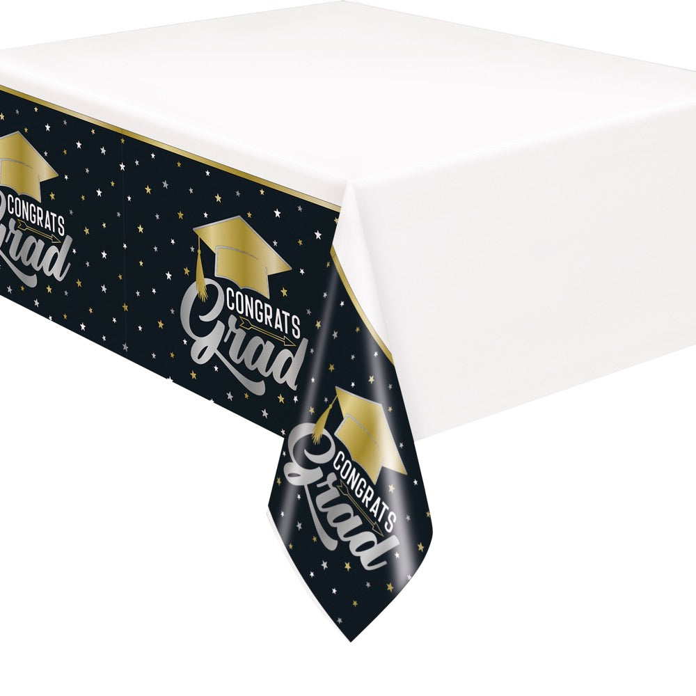 Stars & Caps Graduation Table Cover 54 X 84