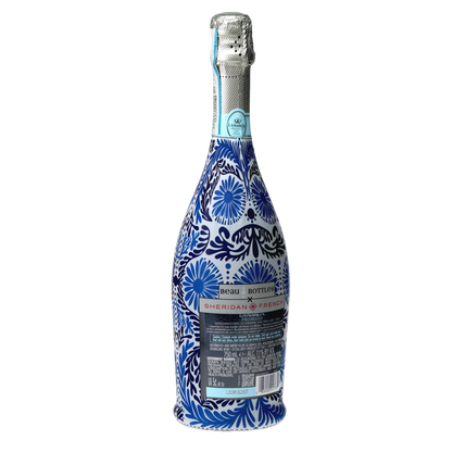 Beau Bottle x Sheridan French Collection - Navy Jardin - Prosecco Collection