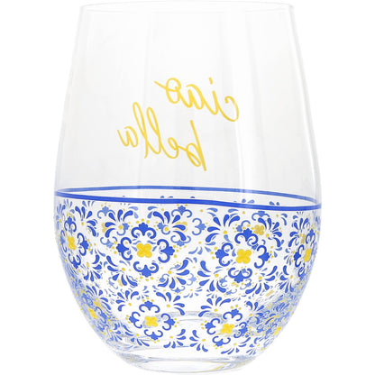 Ciao Bella - 18 oz Stemless Wine Glass