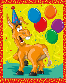 Festive Pin the Tail on the Donkey Game