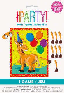 Festive Pin the Tail on the Donkey Game