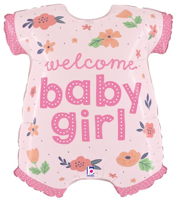 #509 Baby Girl Onesie 31in Balloon
