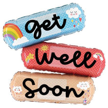 #578 Cheerful Get Well Bandages 47in Balloon