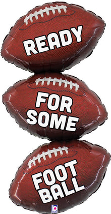 #342 Football Trio 47in Balloon