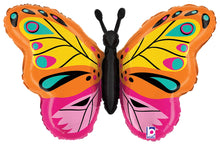 #002 Colorful Butterfly 30in SuperShape Balloon