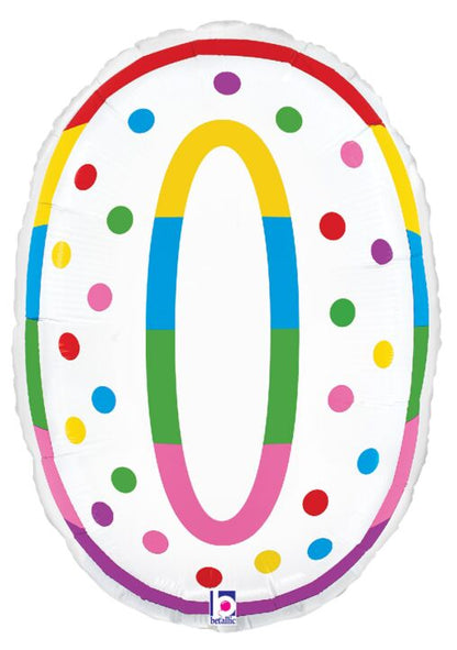34in Number Balloons: Birthday Candle