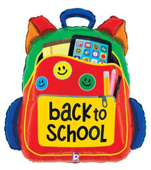 Back To School Backpack 25in Balloon