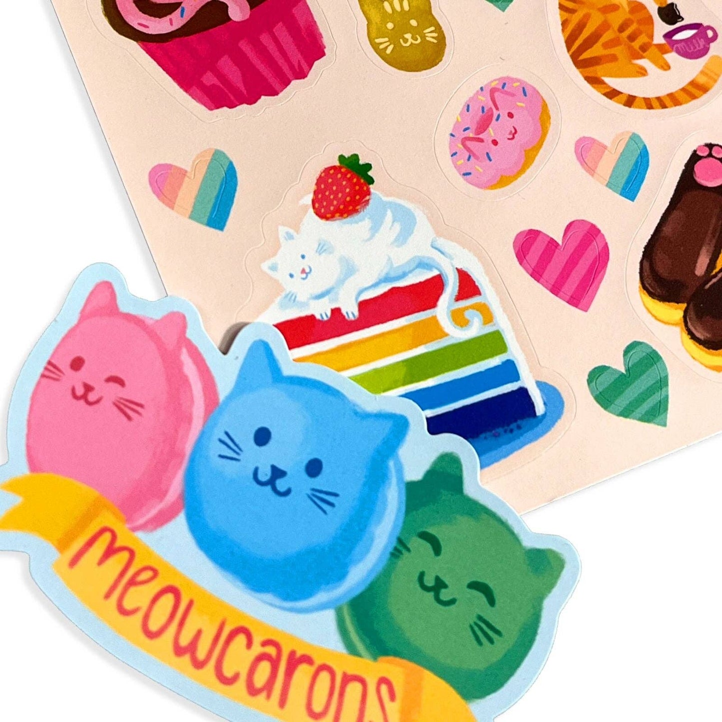 Stickiville: Scented Stickers - Cat Cafe
