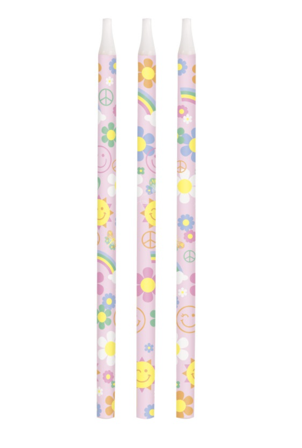 Groovy Birthday 5 Birthday Candles 12ct