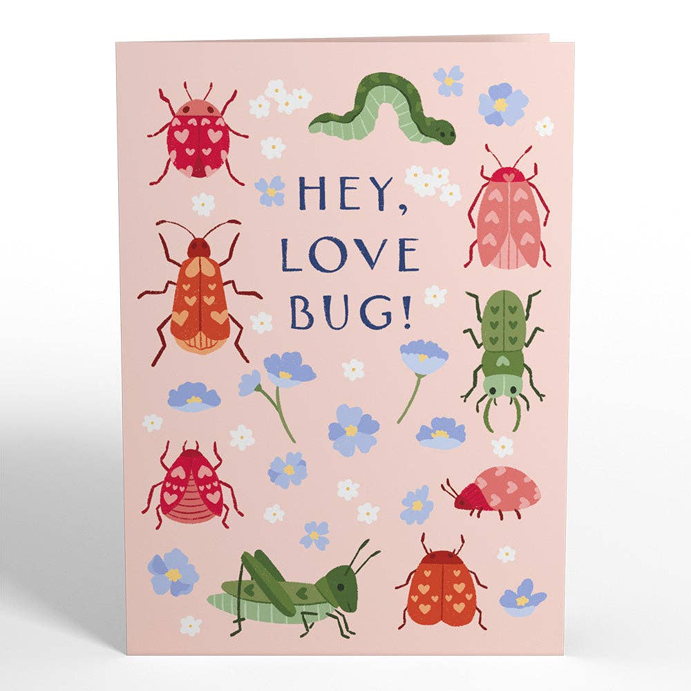 Hey, Love Bug! Pop-Up Card 5x7"
