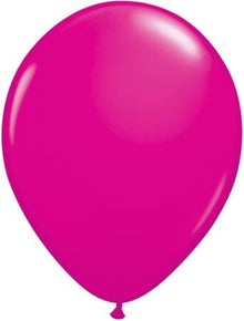 16in Helium Inflated Latex Balloon - Wild Berry