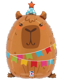 #046A Capybara Birthday 23in Balloon