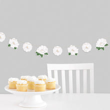 Garden Party Flower Shaped Paper Garland 7ft