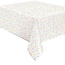 Bright Triangle Birthday Rectangular Foil Table Cover 54 x 84