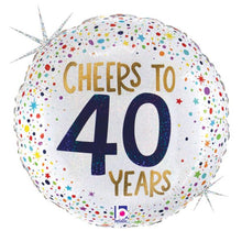 #100 Cheers to 40 Years 18in Balloon
