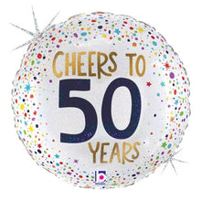 #101 Cheers to 50 Years 18in Balloon
