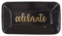 Celebrate 9in x 5in Rectangular Appetizer Plates 8ct - Foil Stamping