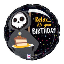 #061 Grim Reaper Birthday 18in Balloon