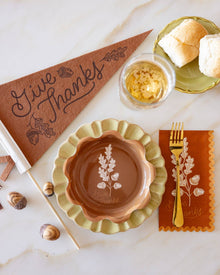 Give Thanks 8in Dessert Paper Plates 8ct