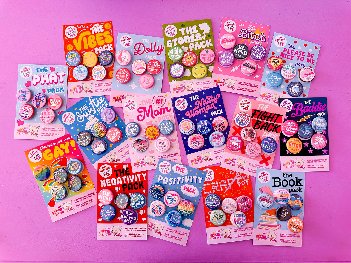 The Swiftie Pack (Buttons or Magnets!)